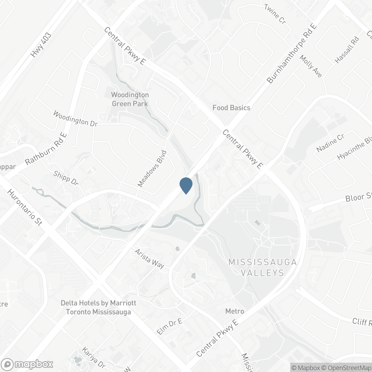 1307 - 204 BURNHAMTHORPE ROAD E, Mississauga, Ontario L5A 0B3